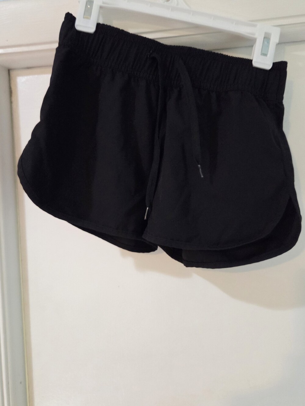 Girls Wonder Nation Black Athletic Shorts Sz 7/8 (2 Pair)